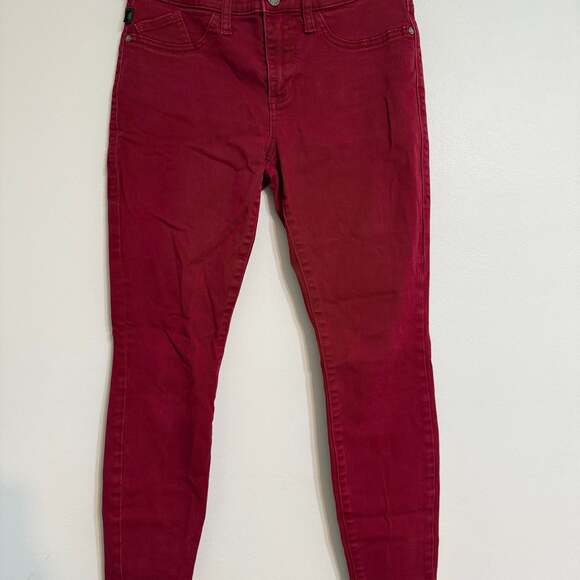 Rock & Republic Womens Skinny Red Berlin Pants - Picture 1 of 5